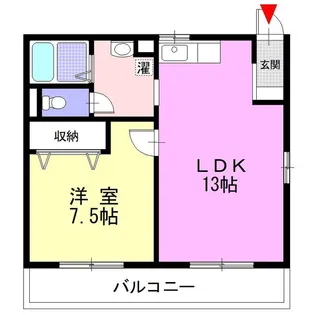 ミヤビ【2階】の間取り