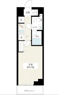 HY’s crecer 清澄白河【7階】の間取り