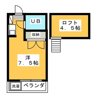 ワイズハイム【2階】の間取り