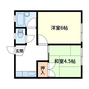 岩井マンション【2階】の間取り