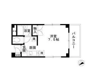 ケーアイビル【3階】の間取り