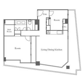 Walk 赤坂【7階】の間取り