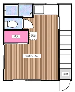永石ハウス【2階】の間取り