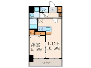 F・STAGE折尾【2階】の間取り