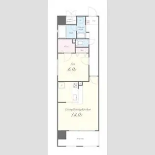 Ocean松屋町【2階】の間取り