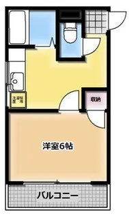 ハイツ山幸【2階】の間取り