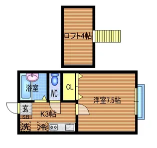 アネックス中町【2階】の間取り