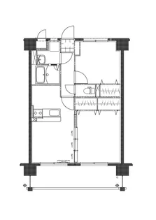 リバティーコーポII【1階】の間取り