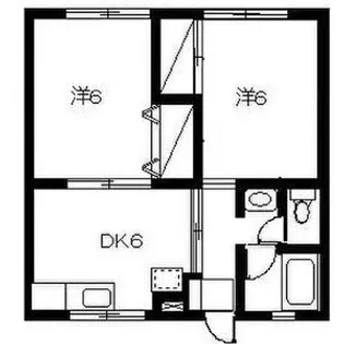 ヴィレッヂハウス第1【1階】の間取り