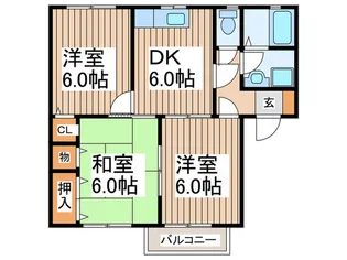 ヴェルドミ-ル南林間Bの間取り