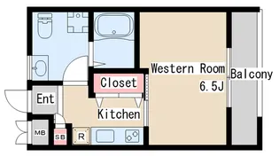 パロス須磨戸政町【1階】の間取り