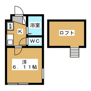 イザットパレス小田急相模原【1階】の間取り