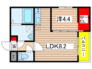MOVE西原【2階】の間取り