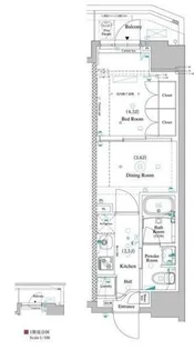 ARKMARK巣鴨sta.【6階】の間取り