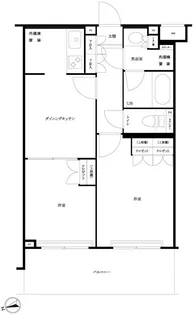 ルーブル大森西【4階】の間取り