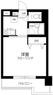クィーンシティ大森【2階】の間取り