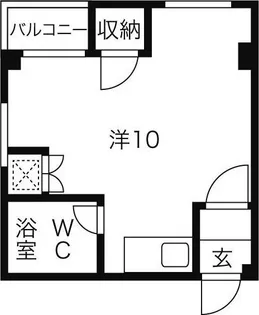 栄光ハイツ【3階】の間取り