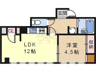 ネイビーブル2【5階】の間取り