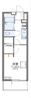 レオパレスグリーンアイビー【2階】の間取り