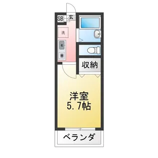 キャッスルクレイン【2階】の間取り