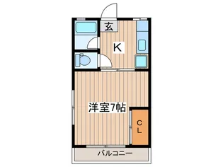 シティーハイムMIZUKOU【2階】の間取り