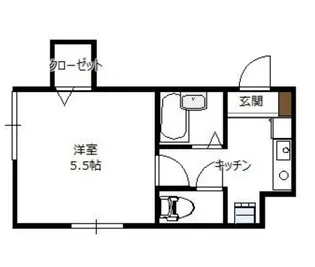 ルミア中野【2階】の間取り