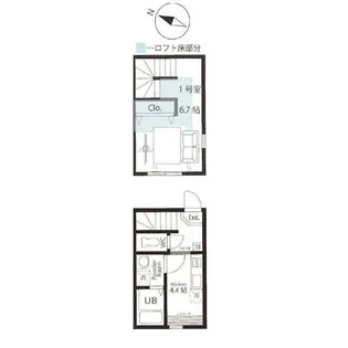 ハーミットクラブハウス大船富士見町の間取り