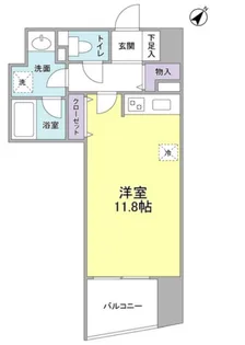 TKフラッツ渋谷【6階】の間取り