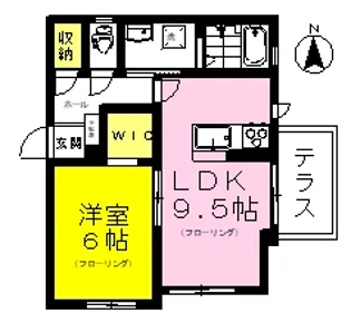 エクロール【1階】の間取り