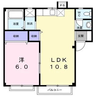 マリッチYS C【1階】の間取り