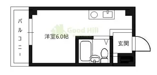 ロイヤルハイツ北野田【3階】の間取り
