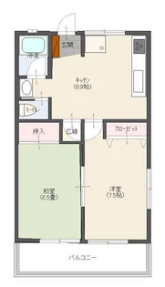 クレセントハイム【2階】の間取り