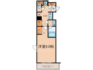 パ-クウエル京橋【7階】の間取り