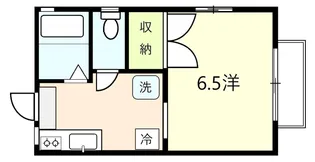 ハイツもくれん【2階】の間取り