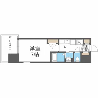 LUXE大阪城南【1階】の間取り