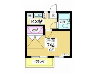 グリーンコープ・ファイブ【1階】の間取り