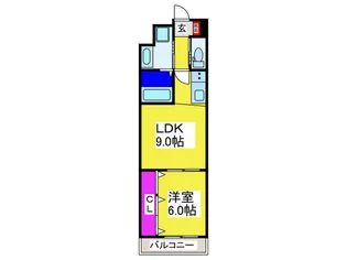ISハイツ【3階】の間取り