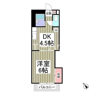 リネスハイツ【2階】の間取り