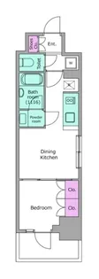 FORESTA湊町 旧アーバネックス銀座東II【7階】の間取り