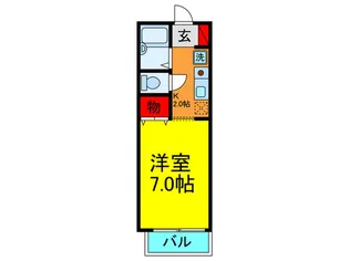 ハイツPROSPER【1階】の間取り