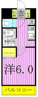 ソレイユ天王台【2階】の間取り
