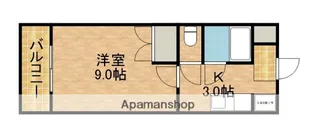 サンパークIWATA【3階】の間取り