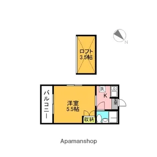 プチサルビア【1階】の間取り