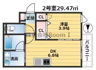 プレジール岸里東・旭化成ヘーベルメゾンHEBEL HAUS【3階】の間取り