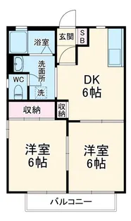 メゾンドール【2階】の間取り
