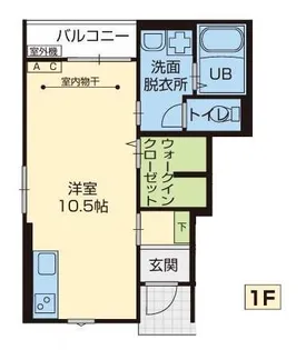 Avenir K(アヴニールケー)【1階】の間取り