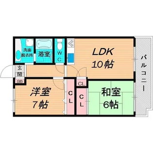 ピアニスクエア【3階】の間取り