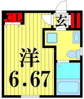 マイナビSTAY西新井【3階】の間取り