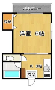 フラット30【2階】の間取り