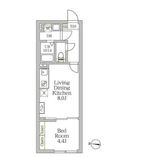 Aglaia 新宿西落合【2階】の間取り